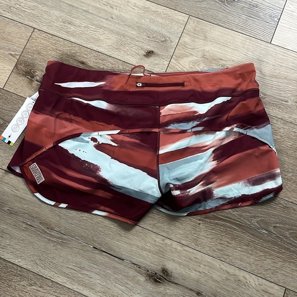 Smartwool Women's Active Lined Shorts Horizon Print New - Picture 7 of 13